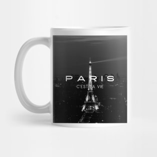 Paris C'est La Vie That's Life Wise French Quote Mug